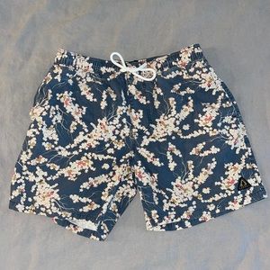 Park Floral Shorts/Bathing Suit